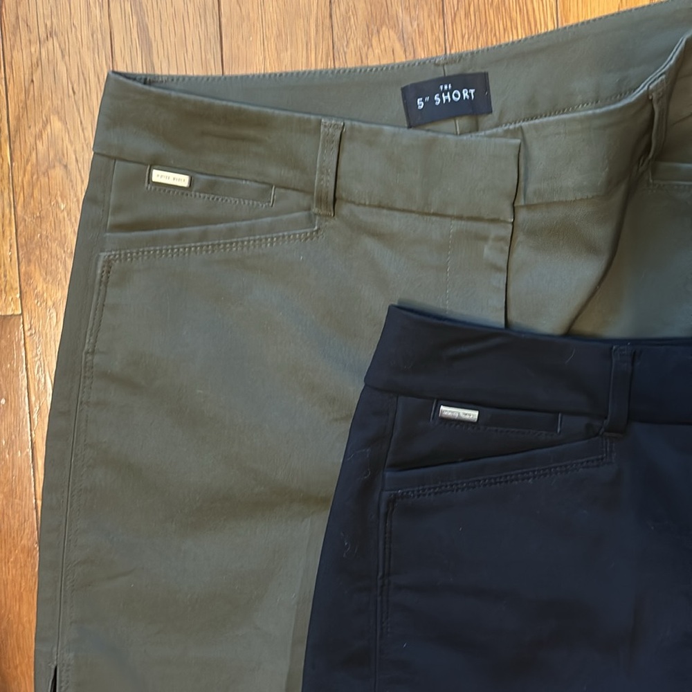 WHBM 5” shorts. 1 black and 1 green - Picture 2 of 6